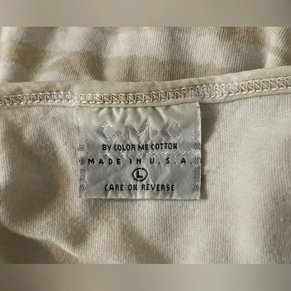 CMC Color Me Cotton Shirt, Size Large, 3/4 Length Sleeves - Picture 3 of 4